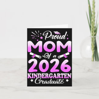 Proud mum of a class of 2026 graduate floral card