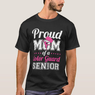 Proud Mum Of A Colour Guard Senior 2024 T-Shirt