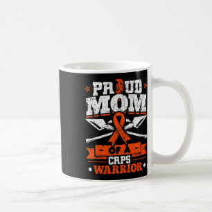 Proud Mum Of A Crps Warrior Month Orange Ribbon Coffee Mug