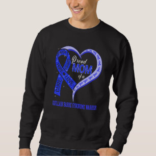 Proud Mum Of A Guillain Barre Syndrome Warrior Rib Sweatshirt