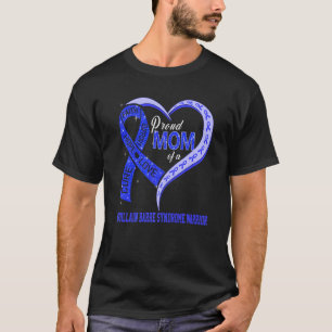 Proud Mum Of A Guillain Barre Syndrome Warrior Rib T-Shirt