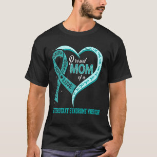 Proud Mum Of A Heterotaxy Syndrome Warrior Ribbon  T-Shirt