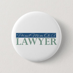 Proud Mum Of A Lawyer 6 Cm Round Badge