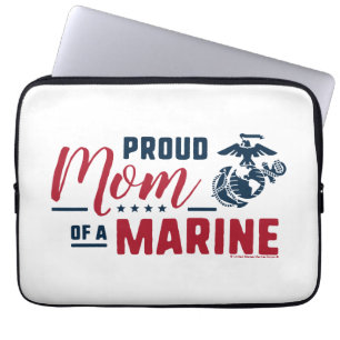 Proud Mum of a Marine - Colour Laptop Sleeve