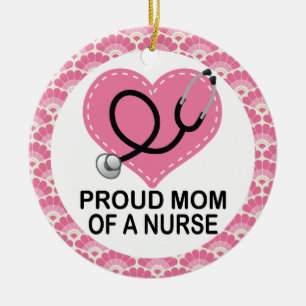 Proud Mum of a Nurse Gift Ornament