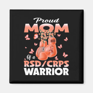 Proud Mum Of A Rsd Crps Warrior Awareness Boxing G Magnet