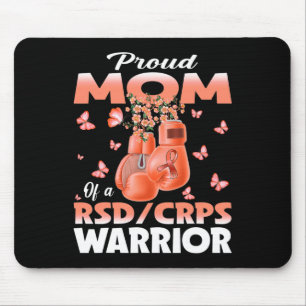 Proud Mum Of A Rsd Crps Warrior Awareness Boxing G Mouse Mat