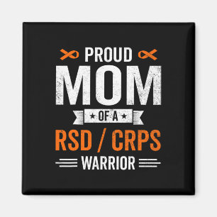 Proud Mum Of A Rsd Crps Warrior Survivor Awareness Magnet