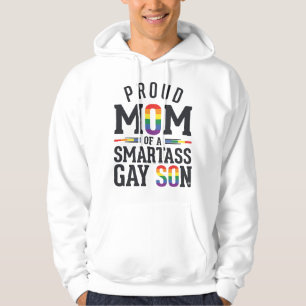 Proud Mum of a Smartass Gay Son Vintage Shirt Desi