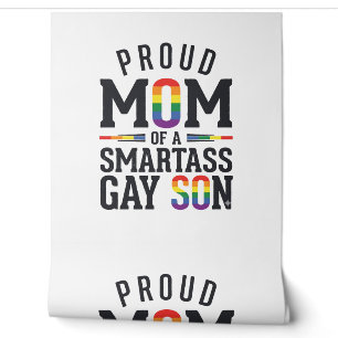 Proud Mum of a Smartass Gay Son Vintage Shirt Desi Wallpaper