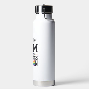 Proud Mum of a Smartass Gay Son Vintage Shirt Desi Water Bottle
