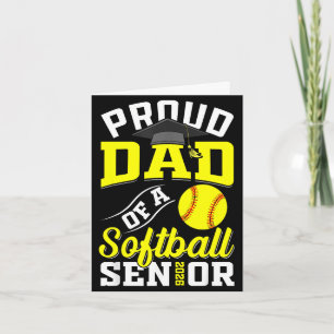 Proud mum of a softball senior class of 2026 card