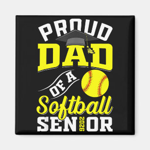 Proud mum of a softball senior class of 2026 magnet