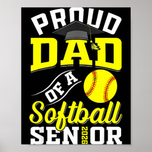 Proud mum of a softball senior class of 2026 poster