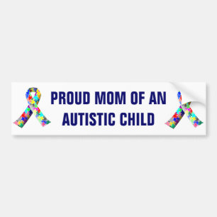 Proud Mum of an Autistic Child Bumper Sticker