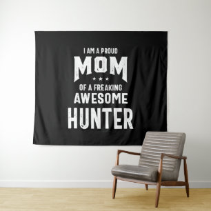 Proud Mum Of An Awesome Hunter Player Tapestry