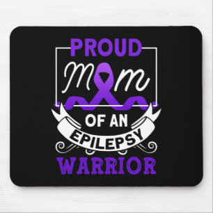 Proud Mum Of An Epilepsy Warrior Epilepsy Awarenes Mouse Mat