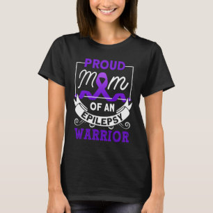 Proud Mum Of An Epilepsy Warrior Epilepsy Awarenes T-Shirt