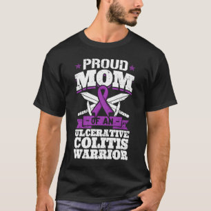 Proud Mum Of An Ulcerative Colitis Warrior Awarene T-Shirt