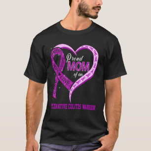 Proud Mum Of An Ulcerative Colitis Warrior Ribbon  T-Shirt