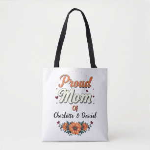 Proud Mum of   Personalised Mother's Day Tote Bag