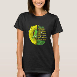Proud Mum Of Scoliosis Warrior Awareness Month Sun T-Shirt