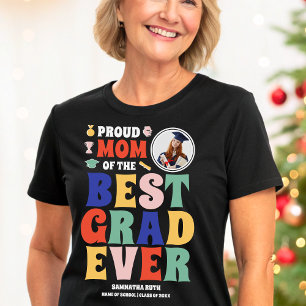 Proud Mum of the Best Grad Ever Photo Tri-Blend Shirt