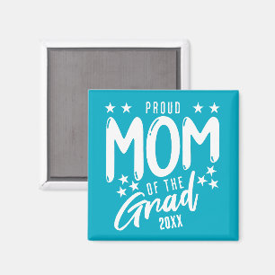 Proud Mum of the Grad Custom Year Keepsake Magnet