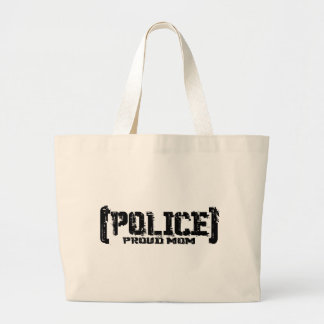 Proud Mum - POLICE Tattered Large Tote Bag