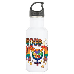 Proud Mum; Rainbow; LGBTQ Support 532 Ml Water Bottle