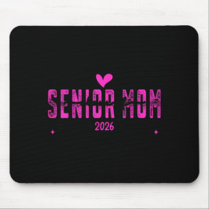 Proud mum senior class of 2026 pink bow mouse mat