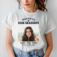 Proud Mum Senior Custom Year Graduate Photo Parent