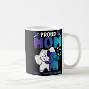 Proud Mum Suicide Prevention Awareness Warrior Mam Coffee Mug