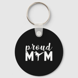 Proud Mum Taekwondo Martial Arts Sparring Fighting Key Ring