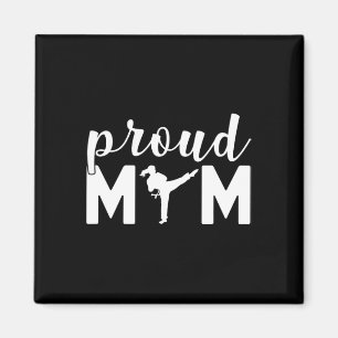 Proud Mum Taekwondo Martial Arts Sparring Fighting Magnet
