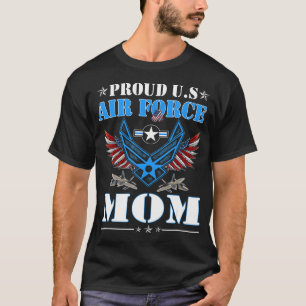 Proud Mum US Air Force Veteran Day Military Family T-Shirt
