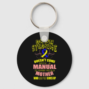 Proud Mum World Down Syndrome Day Women Kids Key Ring