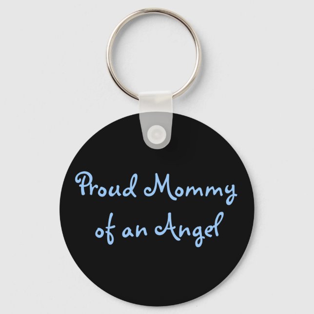 Proud Mummy of an Angel Key Ring (Front)