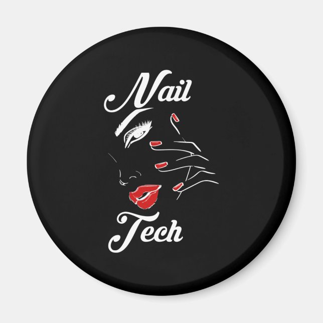 Proud Nail Tech Magnet (Front)