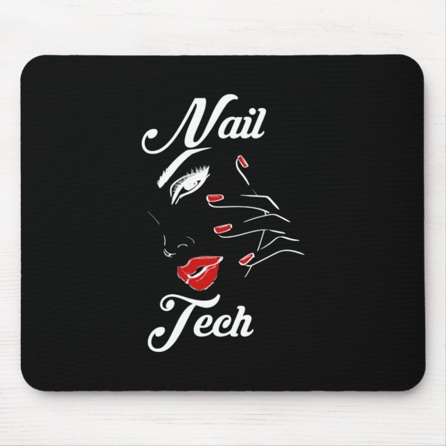 Proud Nail Tech Mouse Mat (Front)