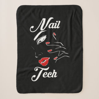 Proud Nail Tech Sherpa Blanket