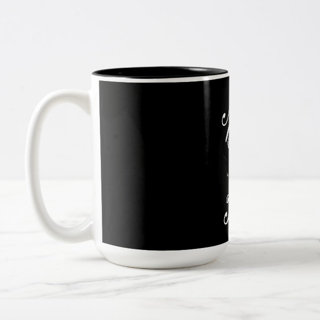 Proud Nail Tech Two-Tone Coffee Mug (Left)