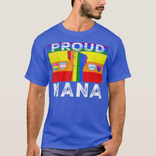 Proud Nana LGBTQ Rainbow Flag Grandma LGBT Pride M T-Shirt