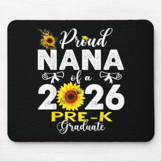 Proud nana of 2026 pre-k graduate mothers day mouse mat