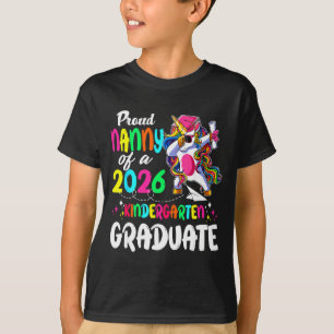Proud nanny of a class of 2026 pre-k graduate T-Shirt