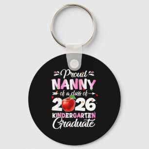 Proud nanny of a kindergarten graduation class of key ring