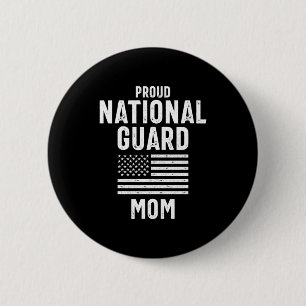 Proud national guard mum memorial day gift 6 cm round badge