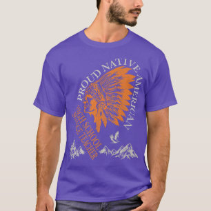 Proud Native American Job High School Science Teac T-Shirt