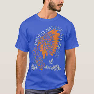Proud Native American Job Mental Health Counselor6 T-Shirt