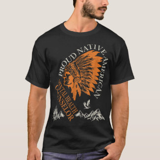 Proud Native American Job Mental Health Counselor T-Shirt